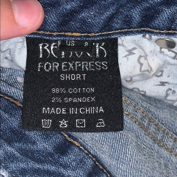 short jean shorts - Picture 3 of 3